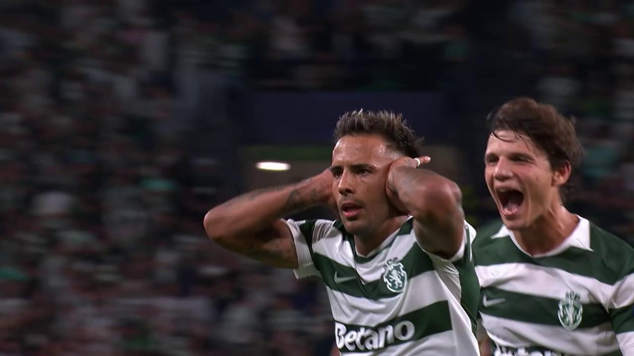 ¡Golazo de tiro libre de Zalazar: 3-1 el Sporting CP!