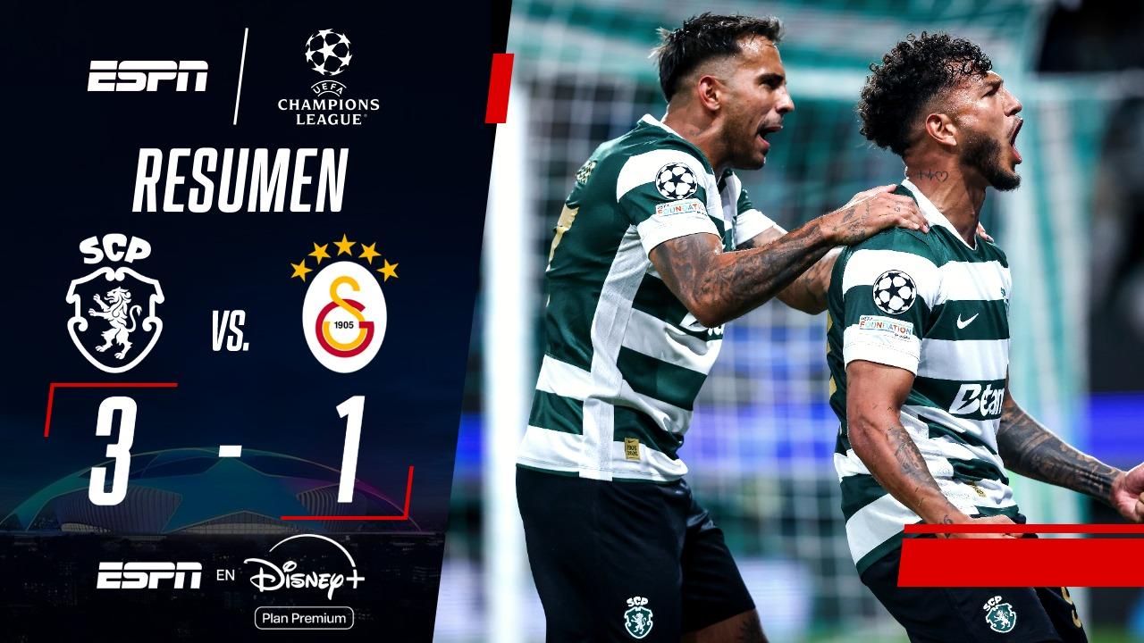 Sporting CP festejó en la Champions League con goles de Zalazar y Suárez