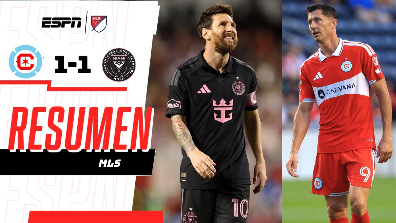 Messi y Lewandowski brillan en un gran empate en Soldier Field