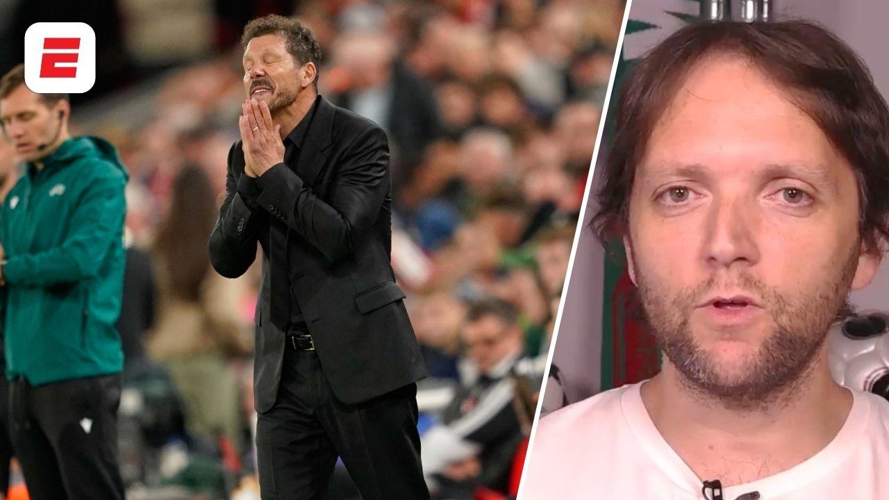 Atleti tuvo una primera parte inteligente, pero no aguantó la presión de Anfield
