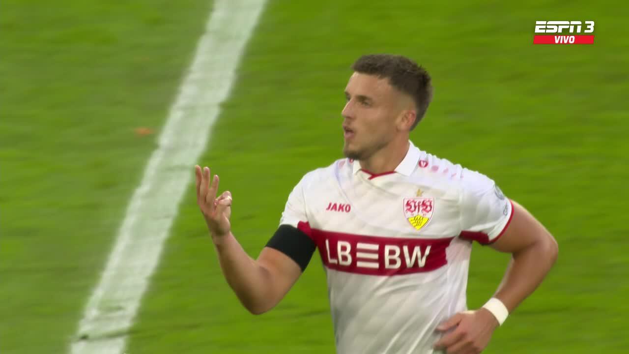 ¡Está encendido! Tercero de Demirovic para el Stuttgart