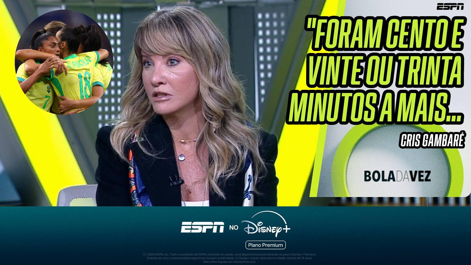 Cris Gambaré relembra dificuldades com acréscimos longos nas Olimpíadas de Paris: 'Conseguimos vencer isso e não vai ser diferente na Copa do Mundo'