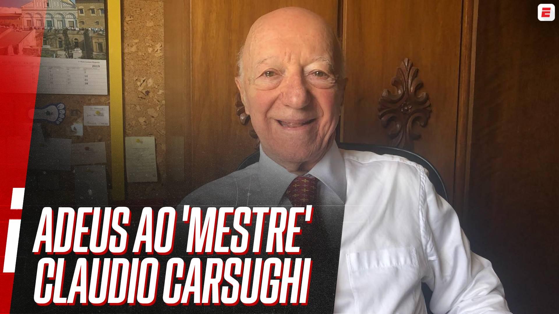 Jornalismo esportivo de luto: Claudio Carsughi, o 'Mestre', morre aos 93 anos