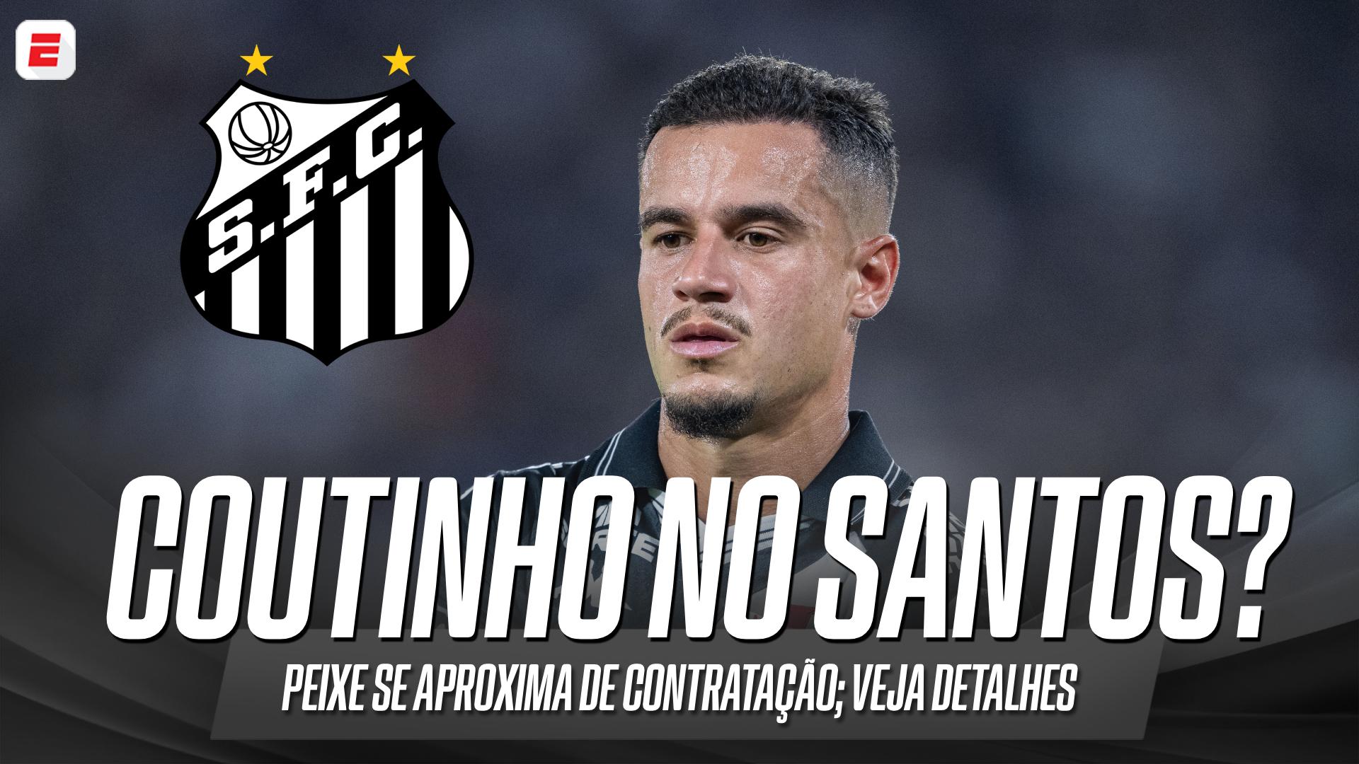 Coutinho chegando no Santos? Felipe Silva atualiza negociação com o jogador; VEJA
