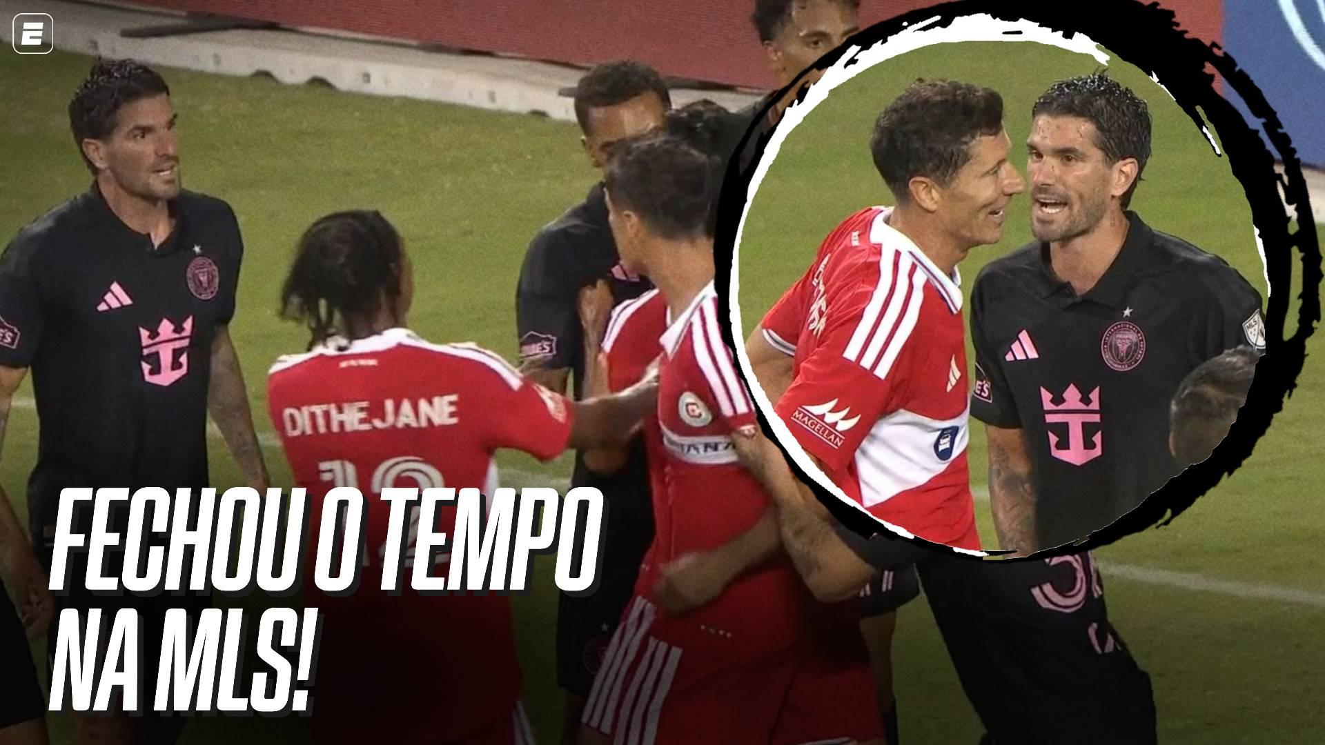 Fechou o tempo na MLS! Lewandowski e De Paul protagonizam 'treta' em Chicago Fire x Inter Miami; VEJA