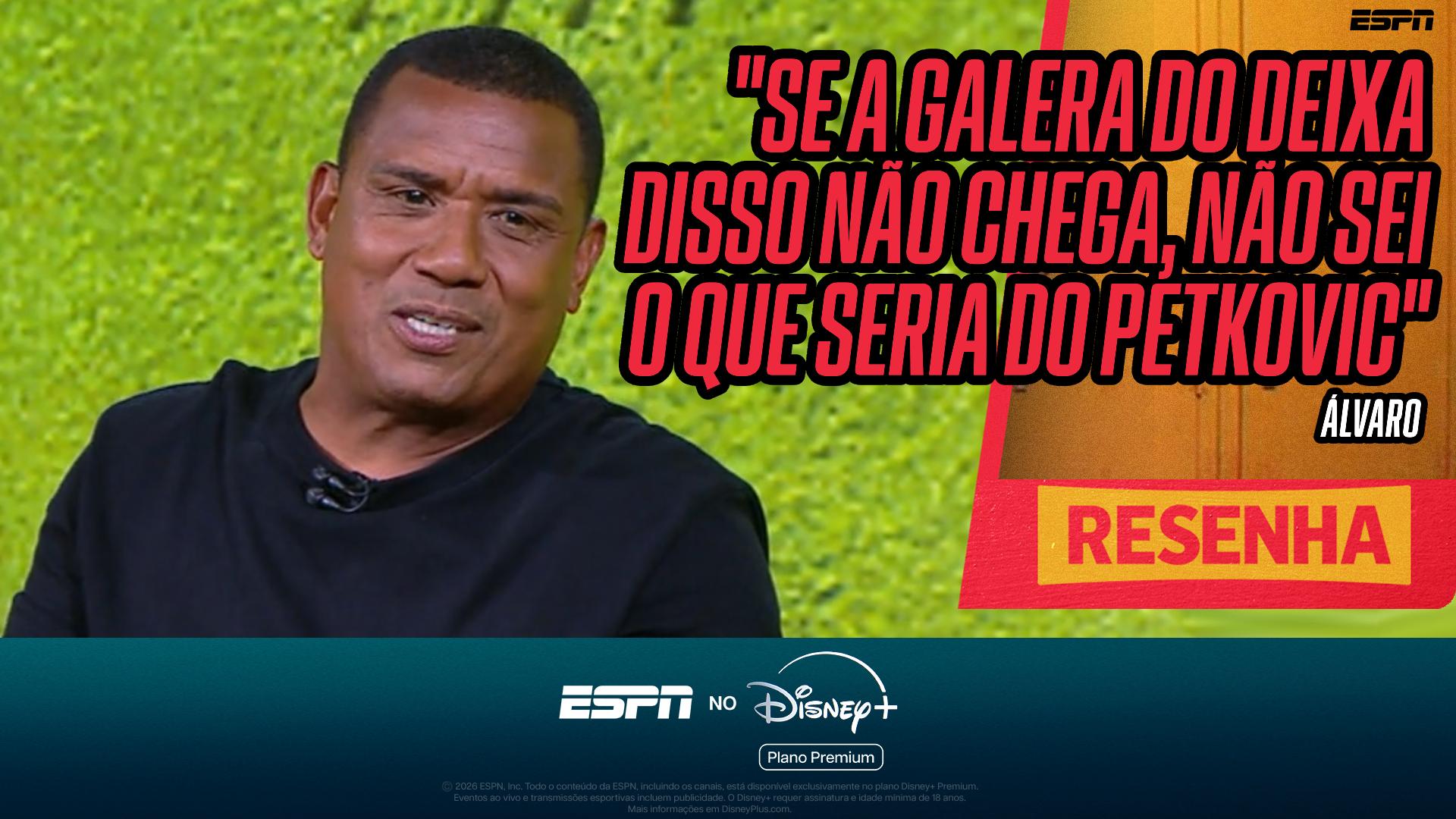 Álvaro relembra briga no vestiário do Flamengo em jogo da Libertadores: 'Se a galera do deixa disso não chega...'