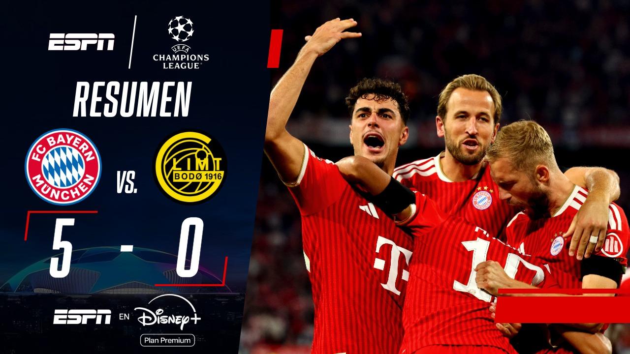 Bayern Munich goleó al Bodo/Glimt en su debut por la Champions League