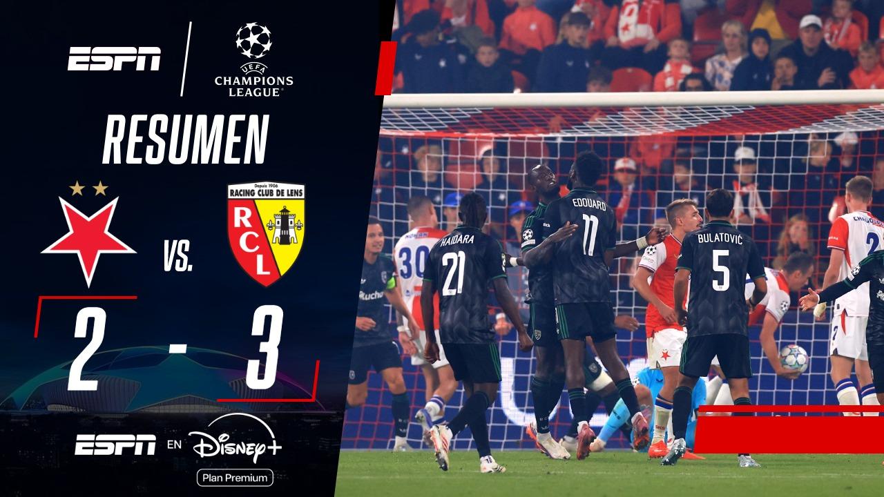 ¡Lens y una victoria épica ante Slavia Praga en la Champions!