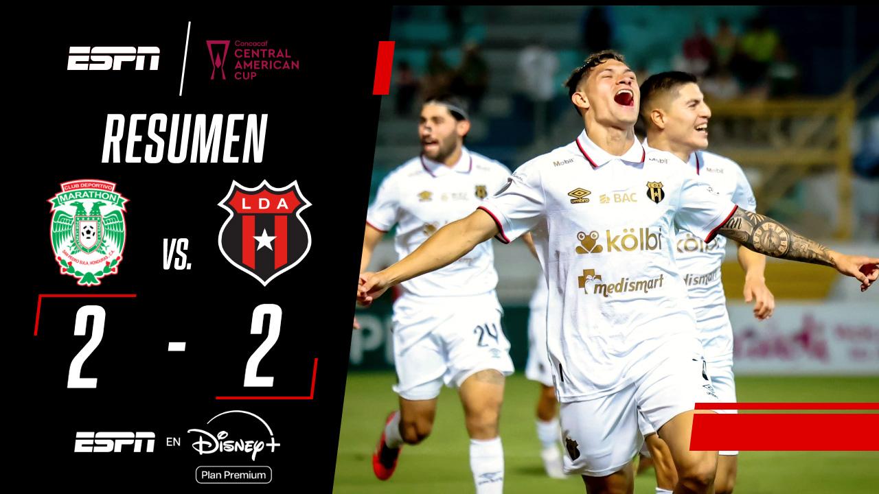 ¡Marathón y Alajuelense igualaron en la CONCACAF Central American Cup!
