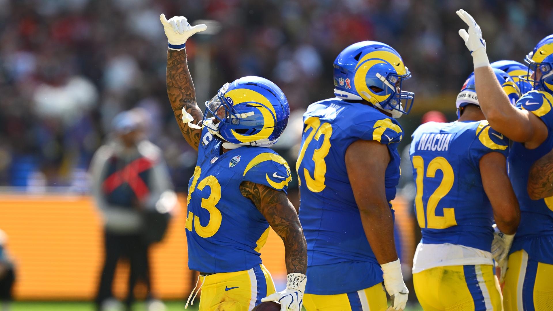 ¡Puro poder! Kyren Williams consigue el primer TD de los Rams