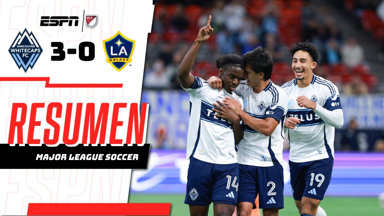 Vancouver Whitecaps impone su ley y golea al LA Galaxy