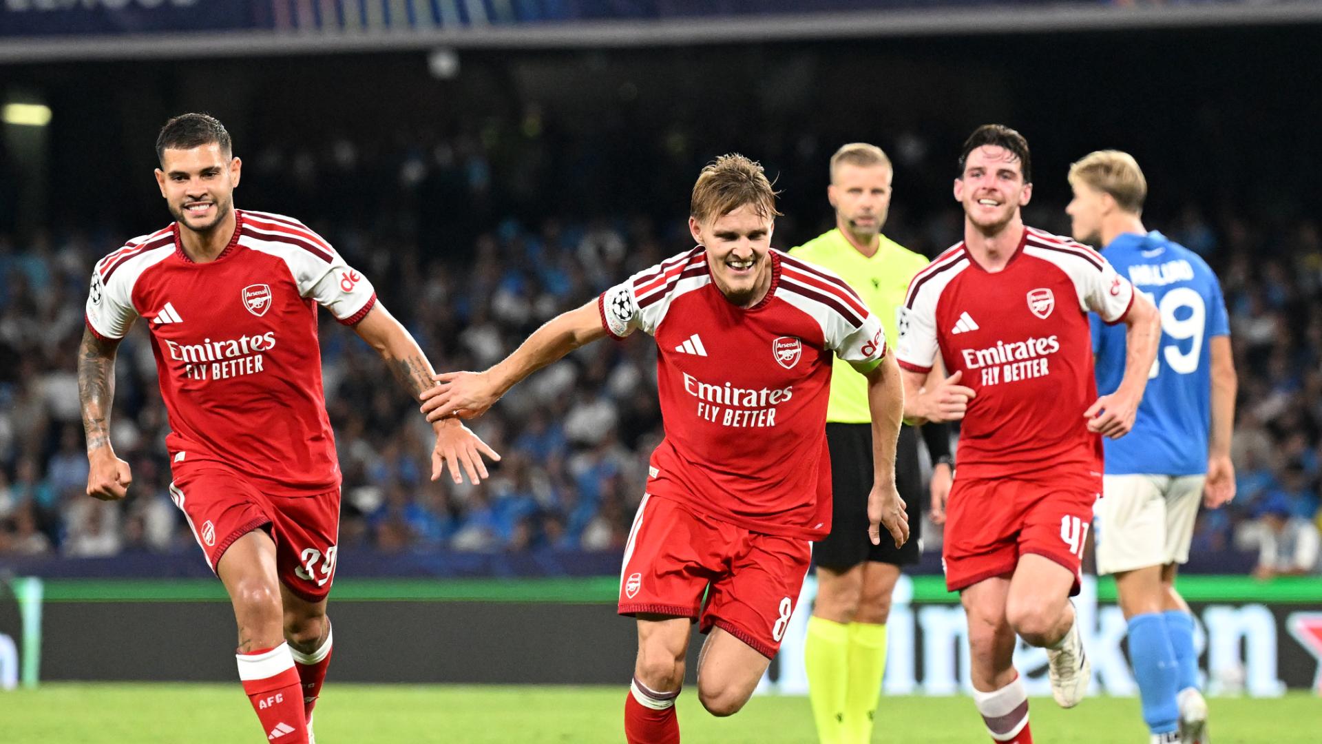 Ødegaard scores 75th-minute match-winner for Arsenal