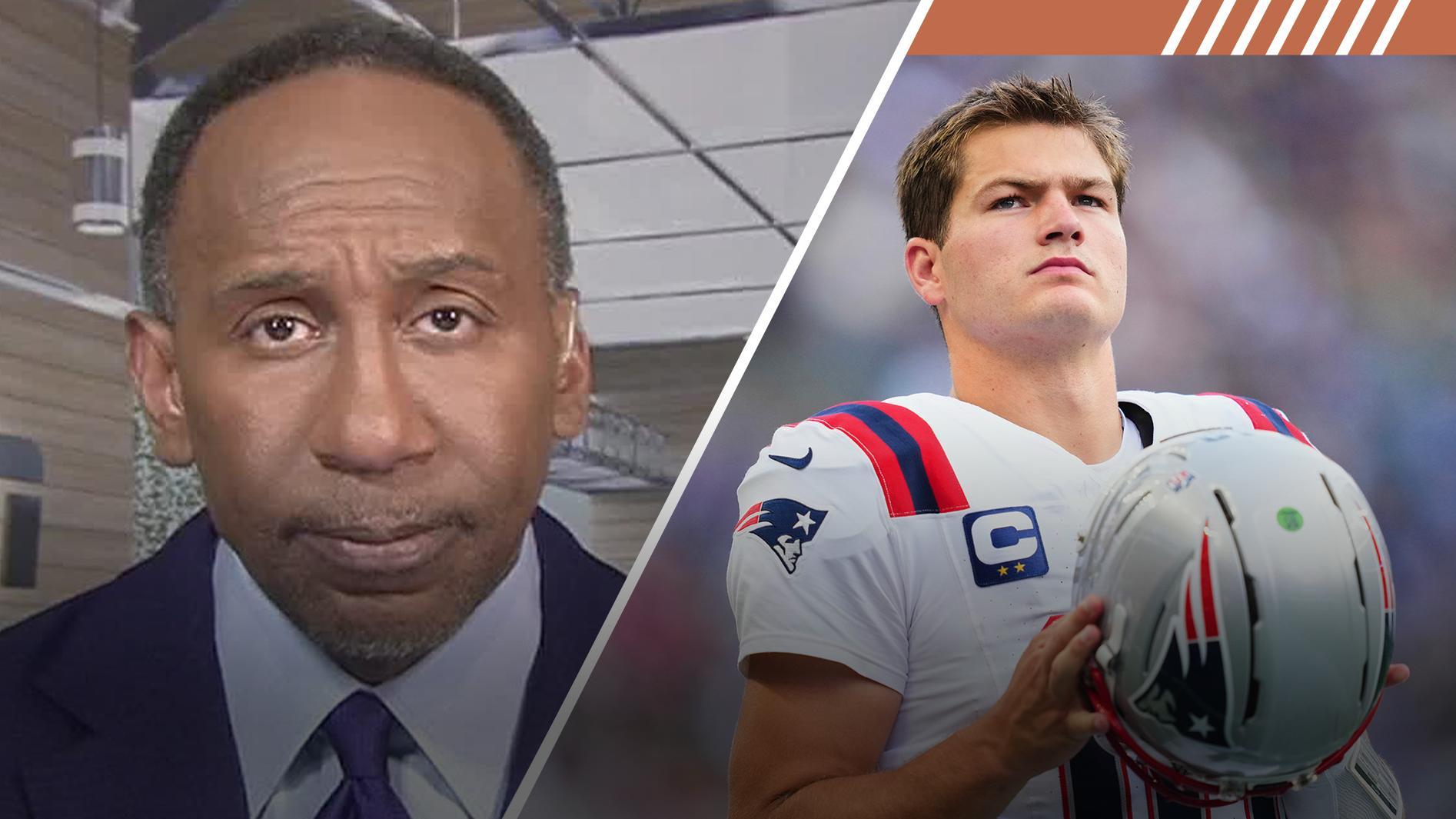 Stephen A.: Pats' loss is totally on Drake Maye