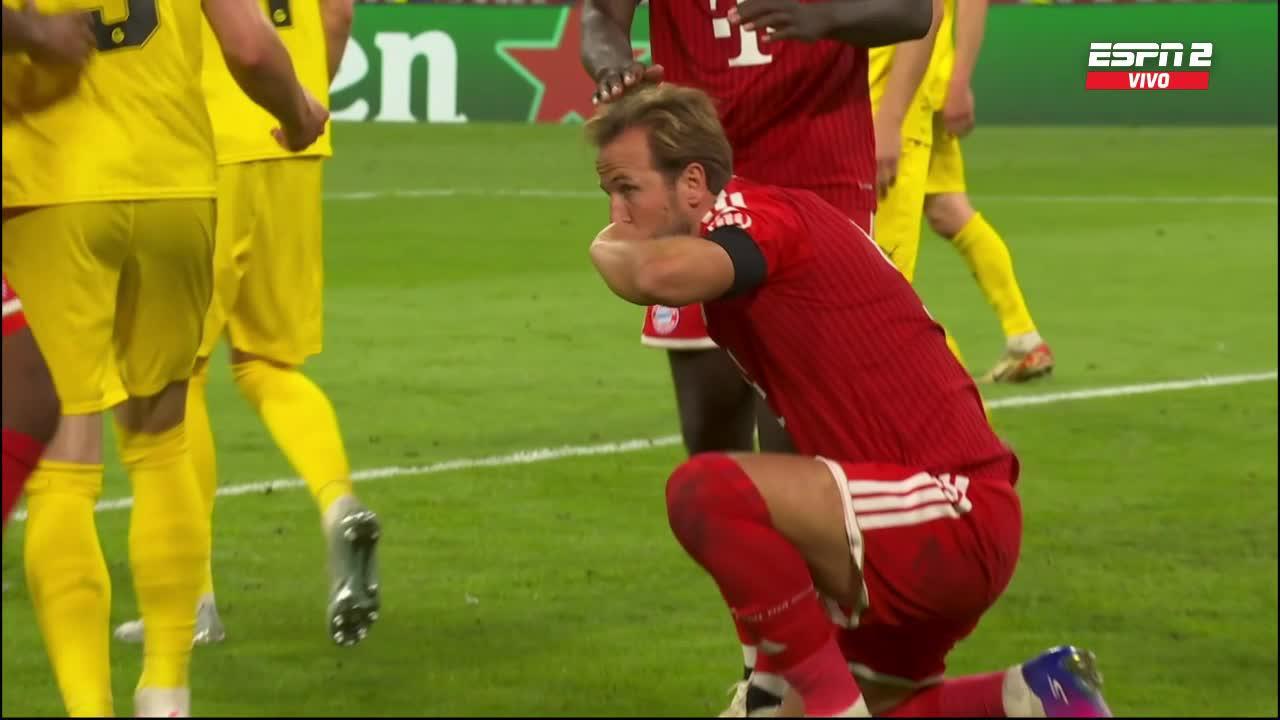 ¡Apareció el goleador! Cabezazo de Kane para el 2-0 del Bayern Munich