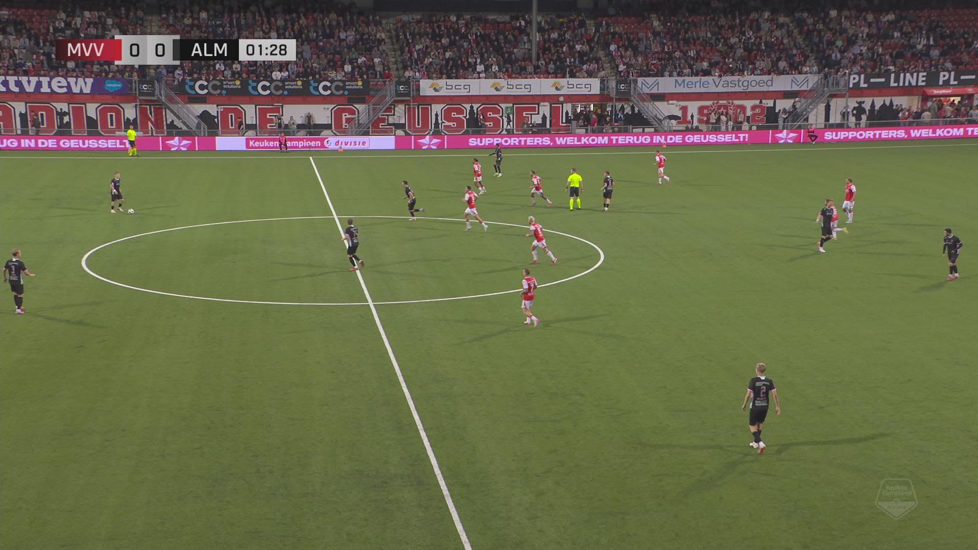 Vier goals in de tweede helft | Samenvatting MVV Maastricht - Almere City