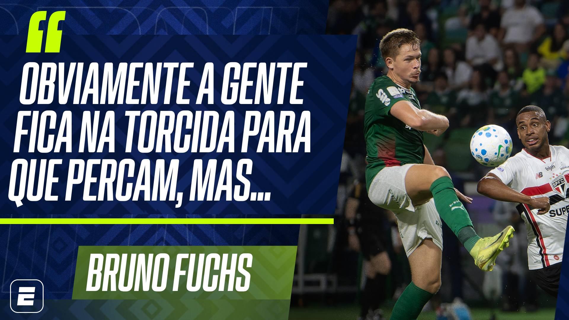 Palmeiras vai torcer para o Corinthians contra o Flamengo por liderança do Brasileirão? Bruno Fuchs responde!