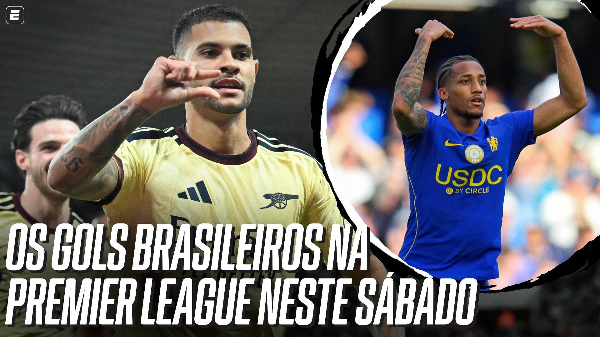 Pintura de Bruno Guimarães, Igor Jesus decidindo e mais: os gols brasileiros na Premier League neste sábado