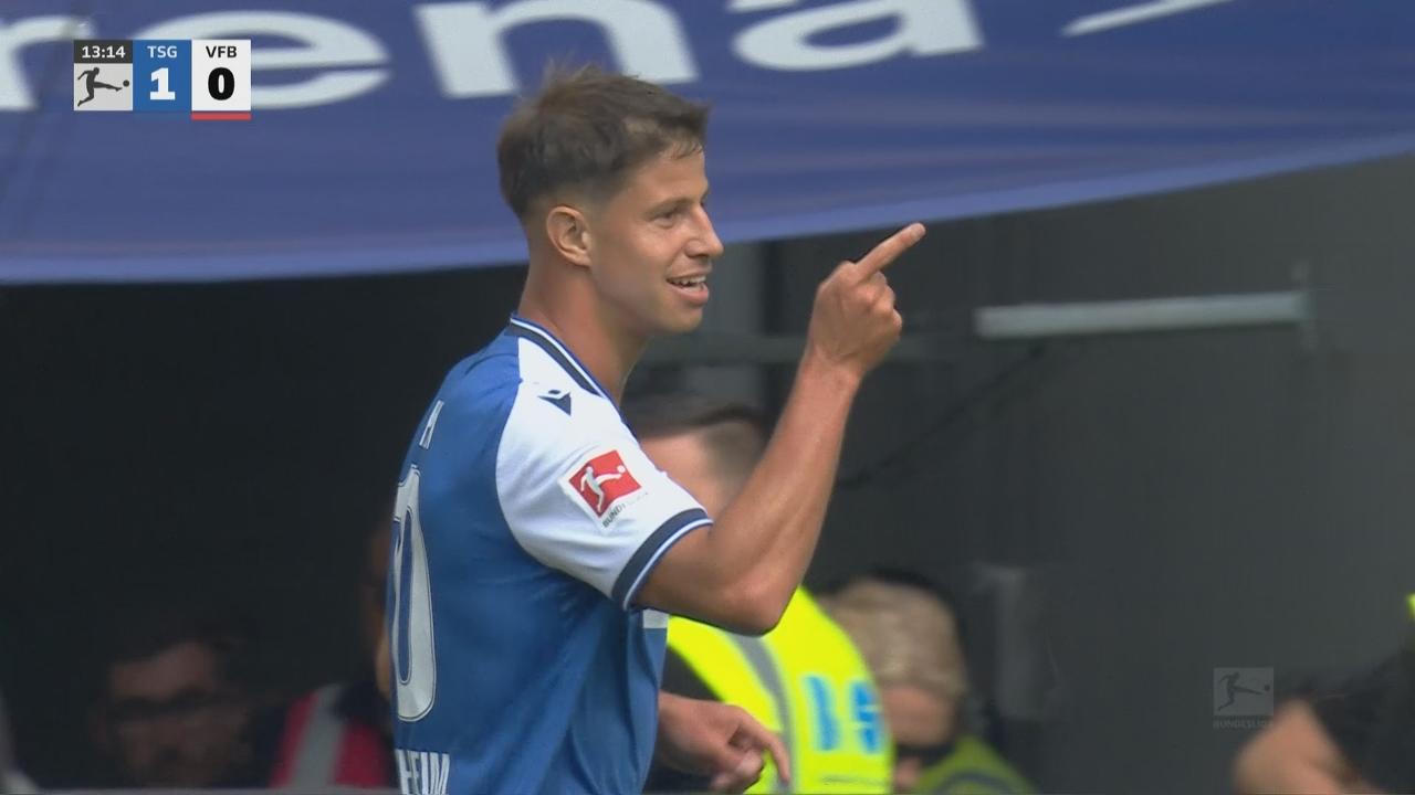 ¡Arriba Hoffenheim! Hložek puso en ventaja al Hoffenheim