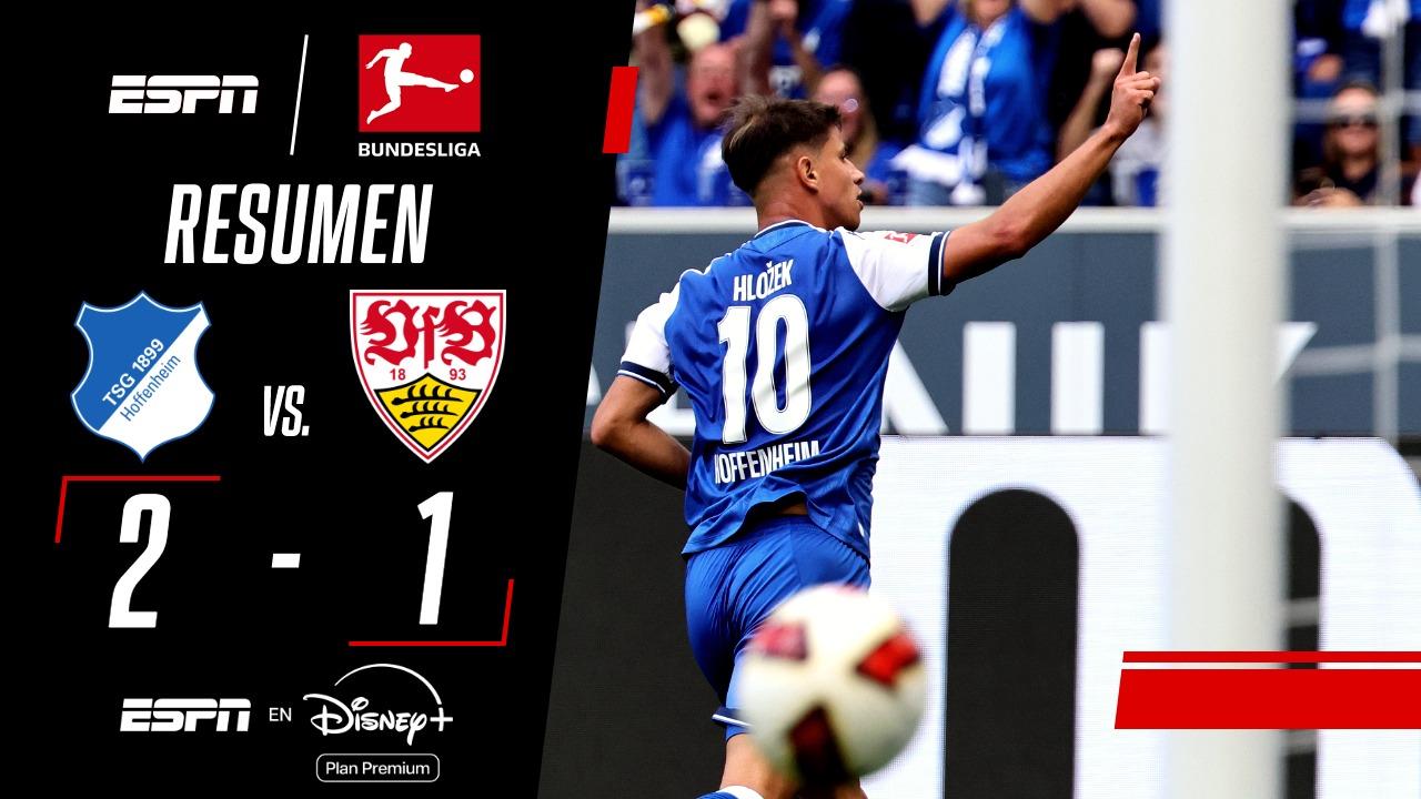 Hoffenheim se hizo fuerte de local y le ganó a Stuttgart