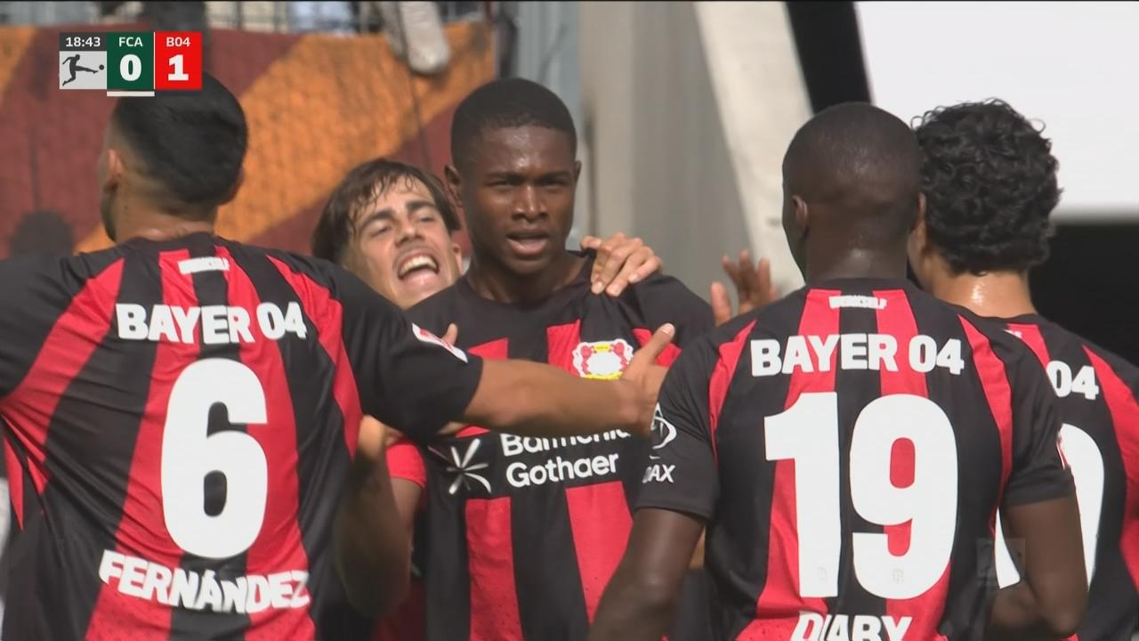 Control top y gol de Kofane para el Bayer Leverkusen
