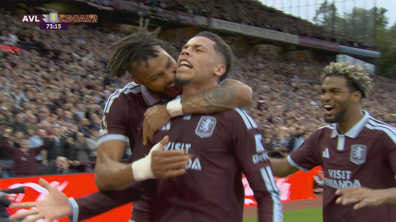 ¡Cabezazo goleador! Alysson puso el empate contra Nottingham Forest