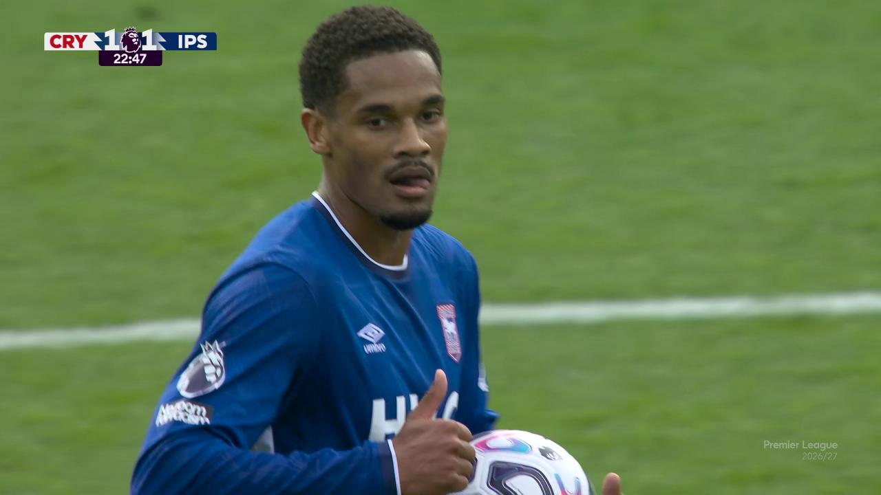 ¡Cabezazo y empate: Emersonn marcó el 1-1 para el Ipswich!