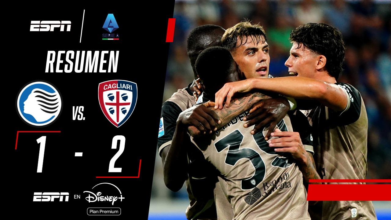 Cagliari dio el golpe ante Atalanta