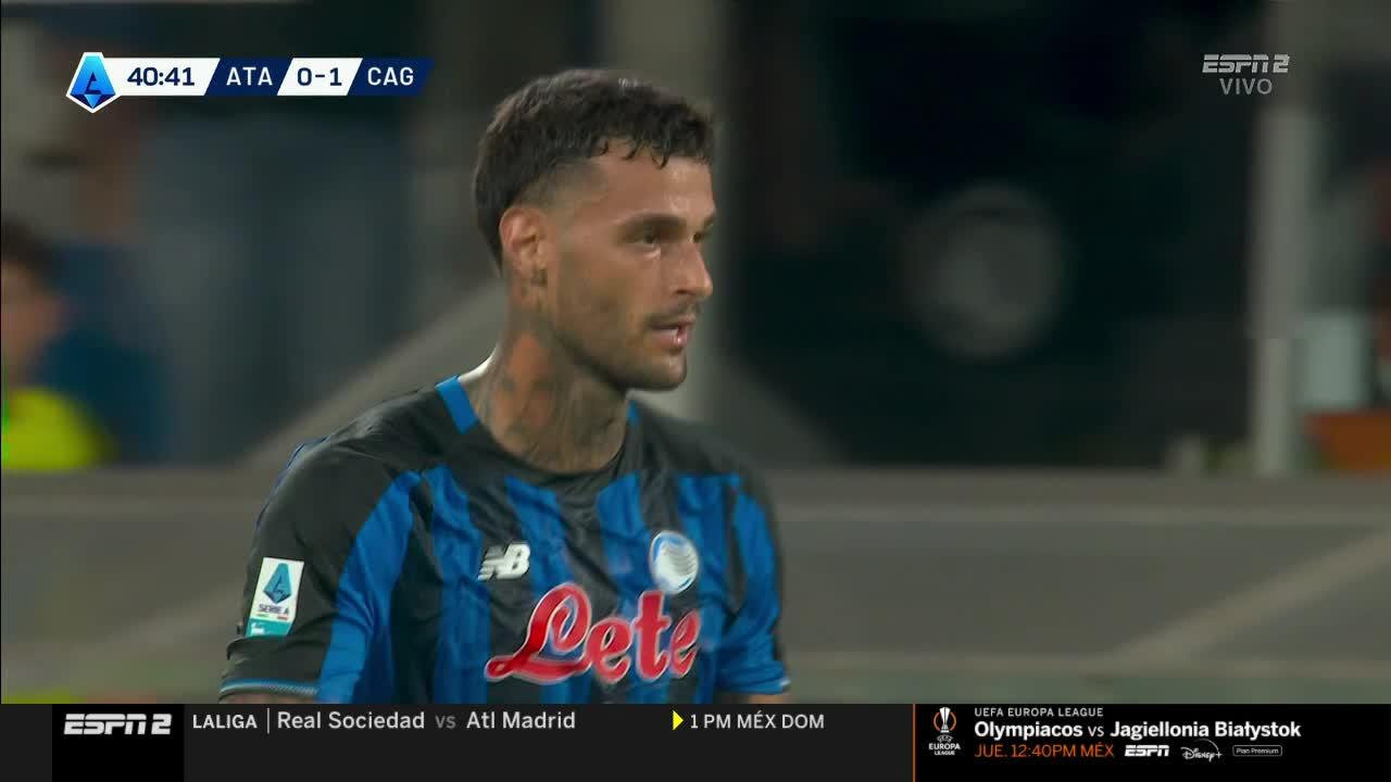 ¡Golazo de Scamacca! Igualó el marcador ante Cagliari