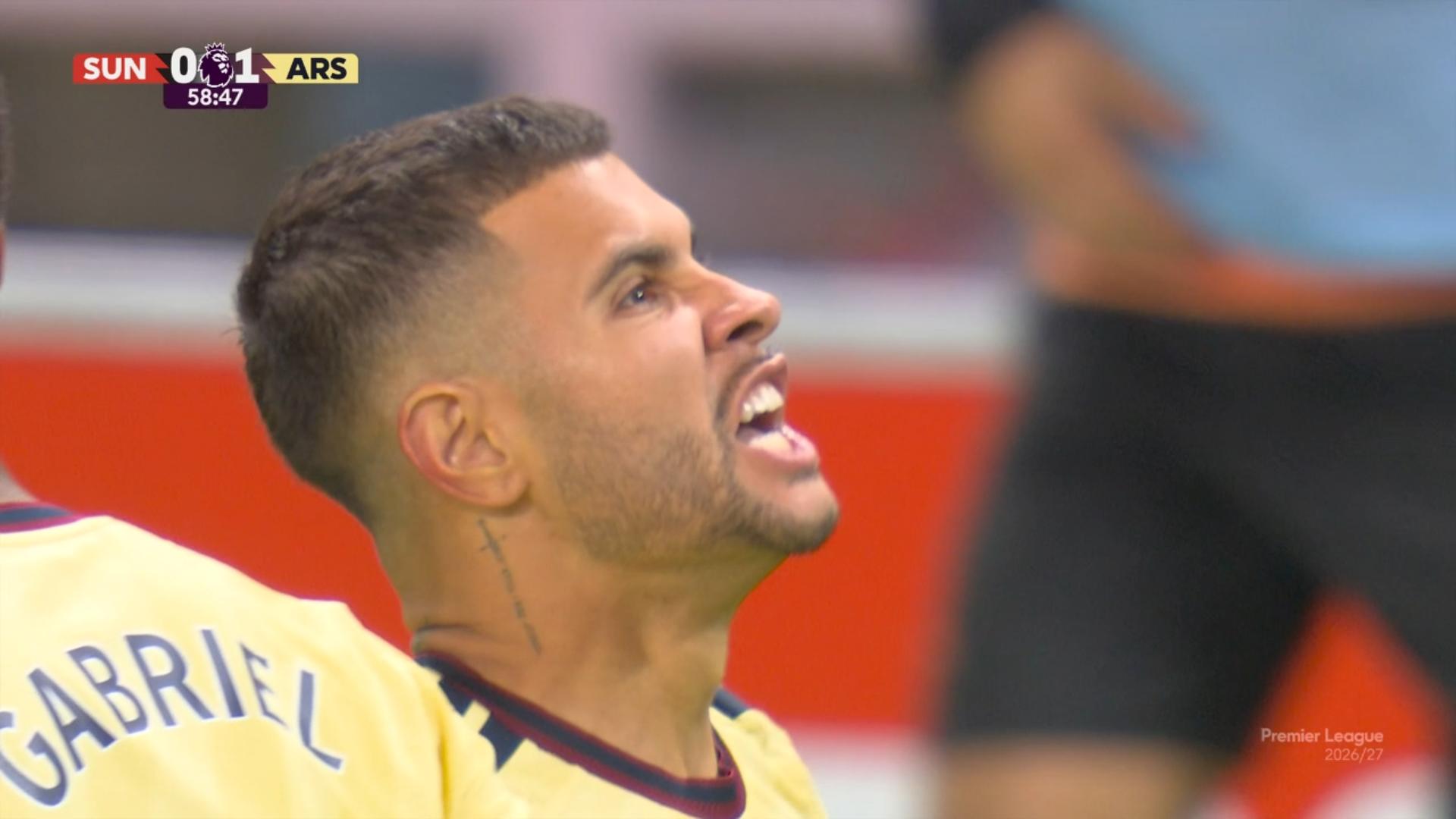 ¡Un zapatazo para encuadrar! Guimaraes hizo un golazo ante Sunderland