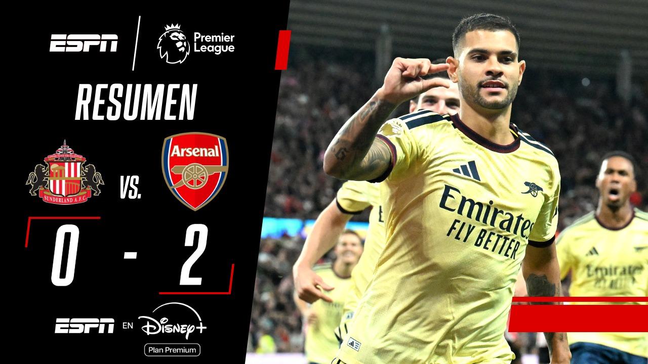 ¡Un inicio intachable! Arsenal venció a Sunderland y sostuvo el puntaje perfecto