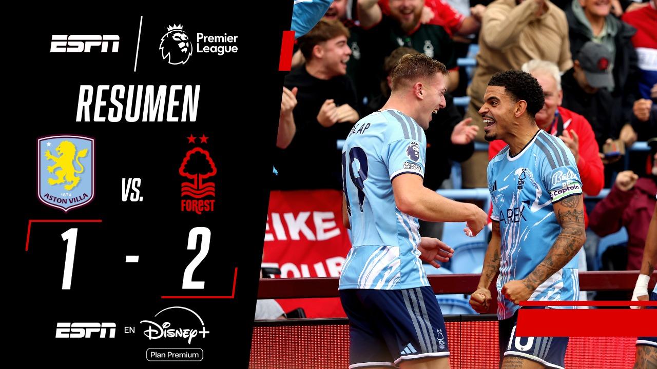 Nottingham Forest se quedó con los tres puntos ante Aston Villa