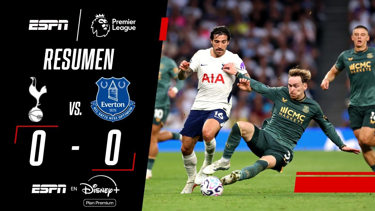 Empate sin goles entre Tottenham Hotspur y Everton