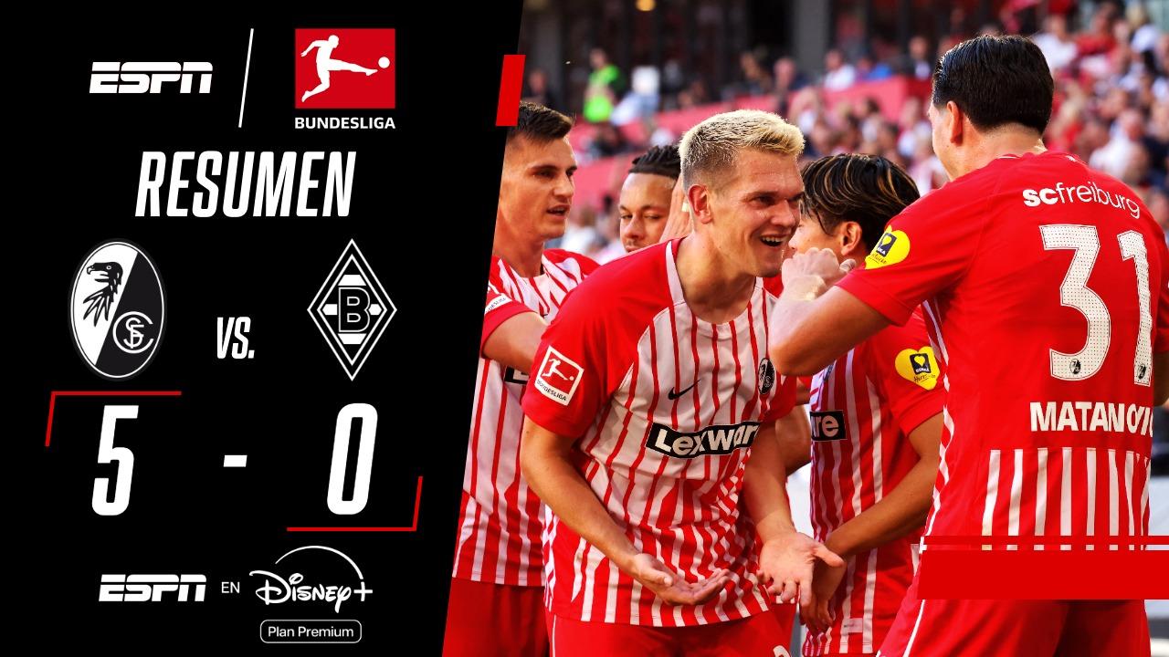 Friburgo goleó al Borussia Monchengladbach
