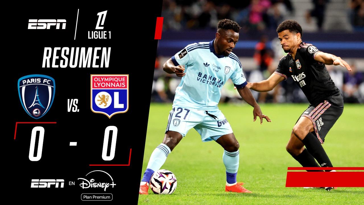 ¡Paris FC y Lyon quedaron a mano en la Ligue 1!