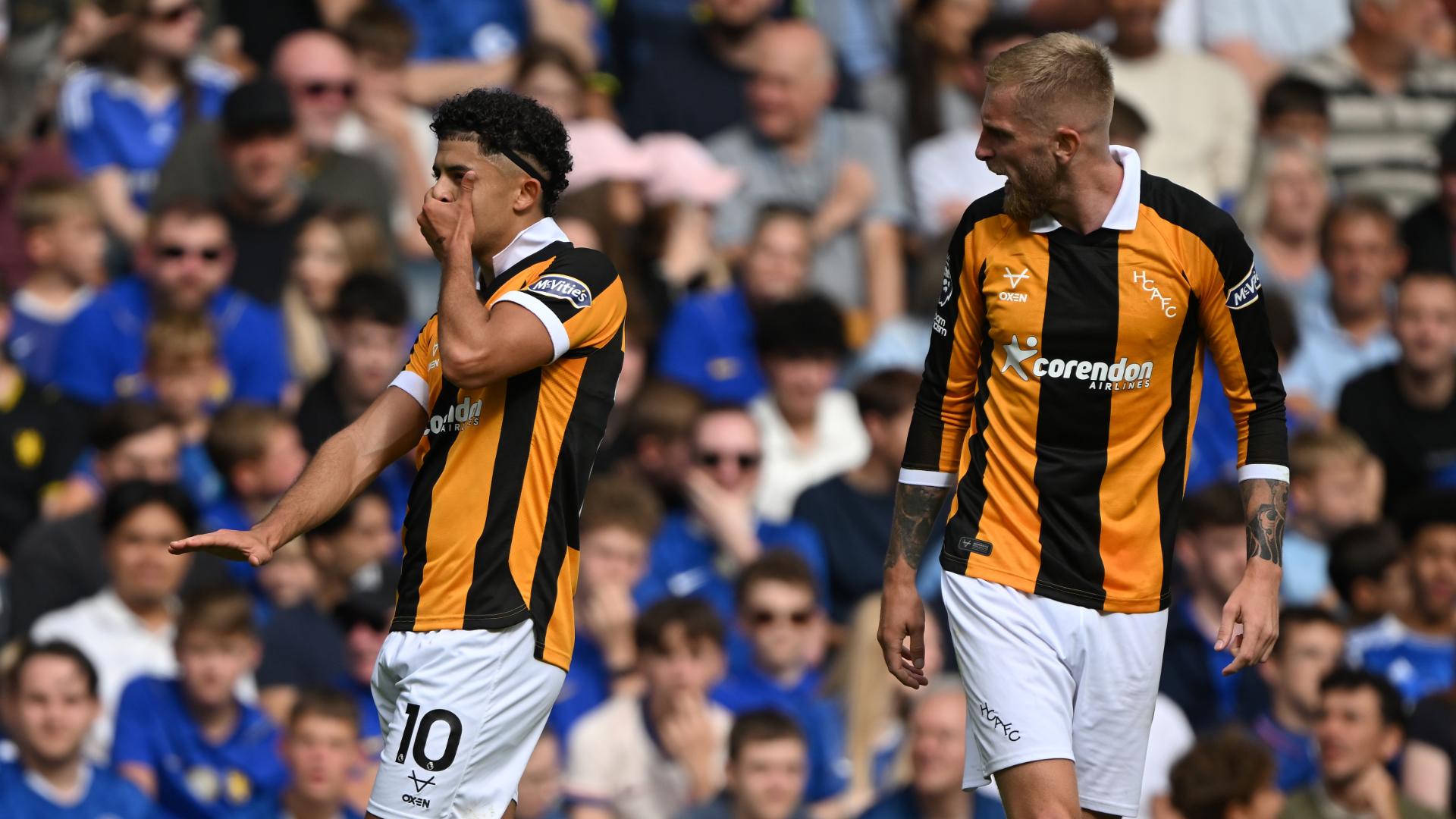 Belloumi's double leads Hull City in draw against Chelsea