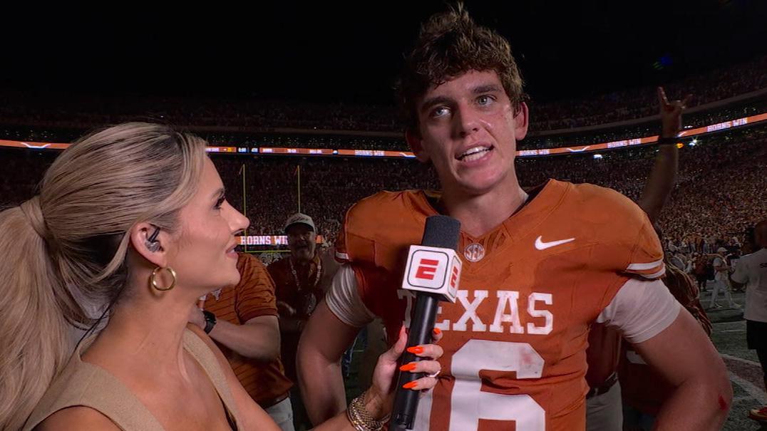 Arch Manning shares excitement on Texas' stunning win vs. Ohio State