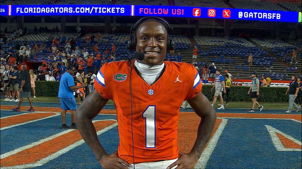 Florida's Vernell Brown III says he hit 'flow state' in three-TD game
