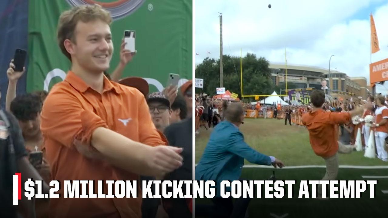 $1.2M ON THE LINE | Matthew McConaughey is PUMPED for Connor's expensive FGA | College GameDay