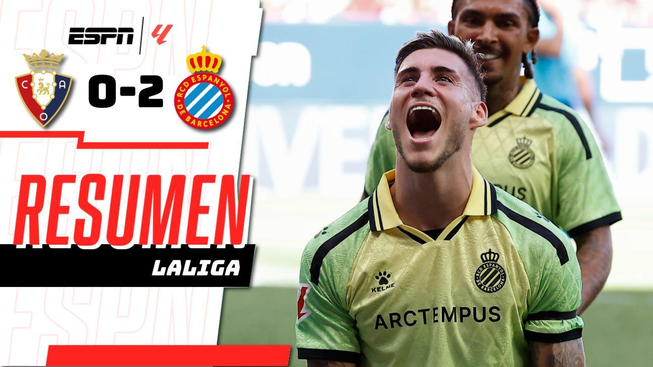 ¡Roberto Fernández firma un doblete y lidera al Espanyol a la victoria 2-0 ante Osasuna!