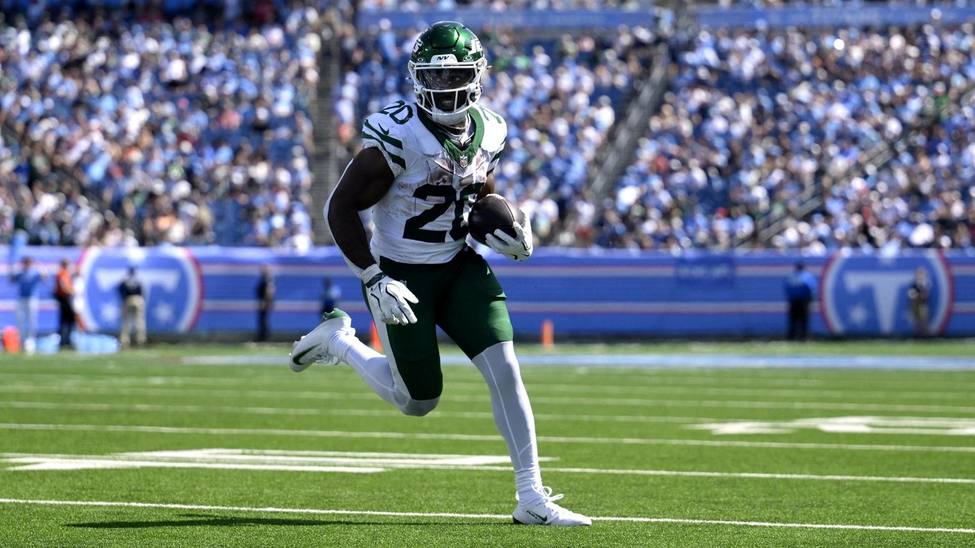 Breece Hall powers Jets past Titans 23-10 in a dominant season opener against their former coach