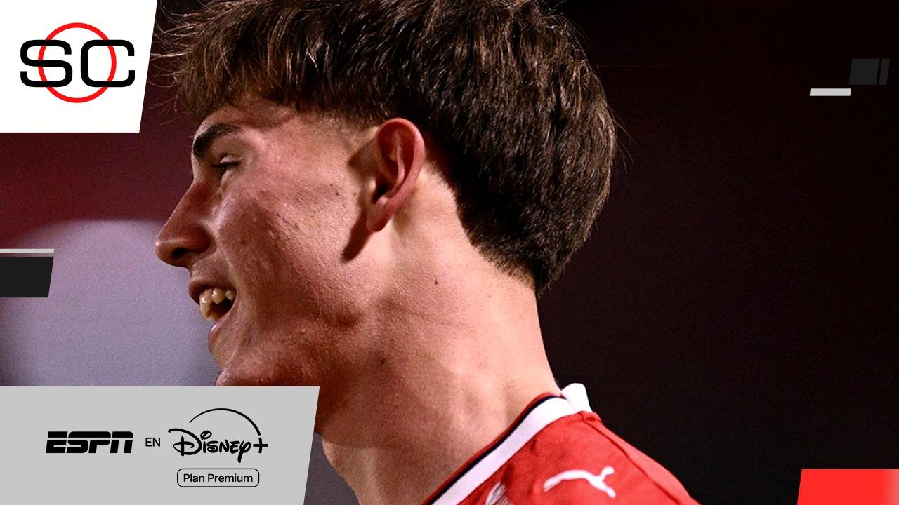 Arrayago y su primer gol en Independiente: "Me acordé de mis papás y mi hermanito que es alcanzapelotas"