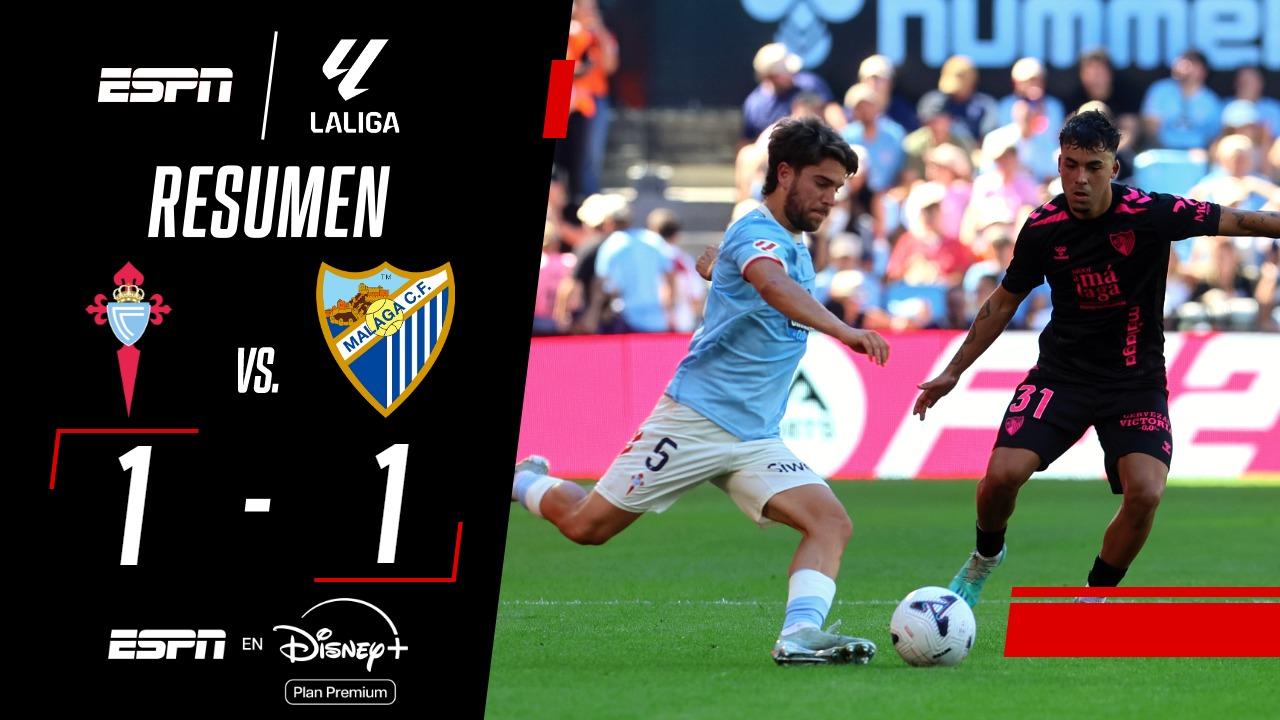 Celta y Málaga repartieron puntos en Balaídos