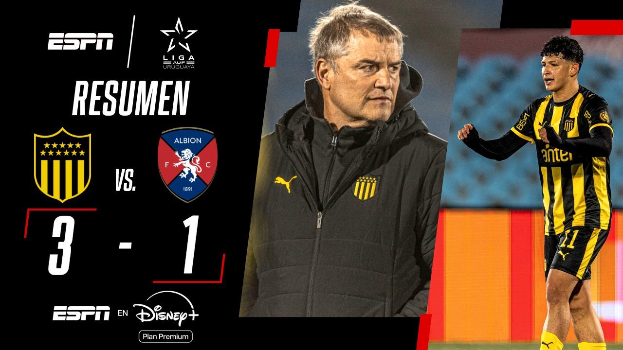 ¡Con gol de Jaime, Peñarol venció a Albion e hilvanó su segundo triunfo al hilo!