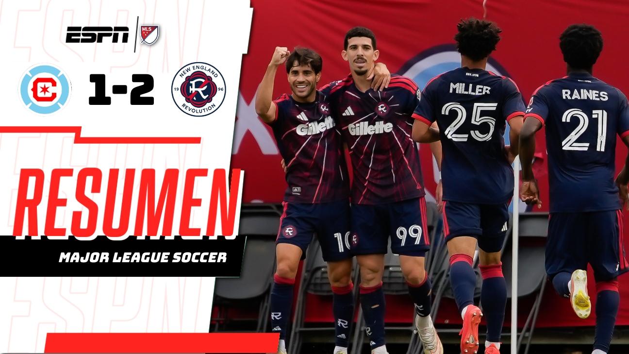 ¡Puntos a domicilio! New England Revolution se queda con la victoria ante Chicago Fire FC