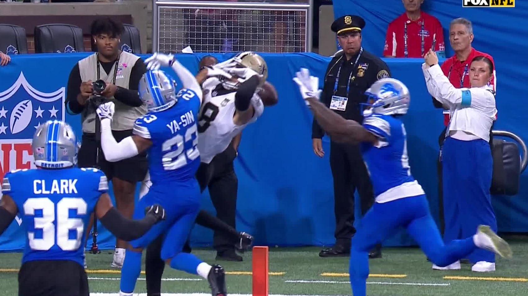 Lions escape with 31-30 win over Saints in OT after Kellen Moore chooses to go for 2 and the win