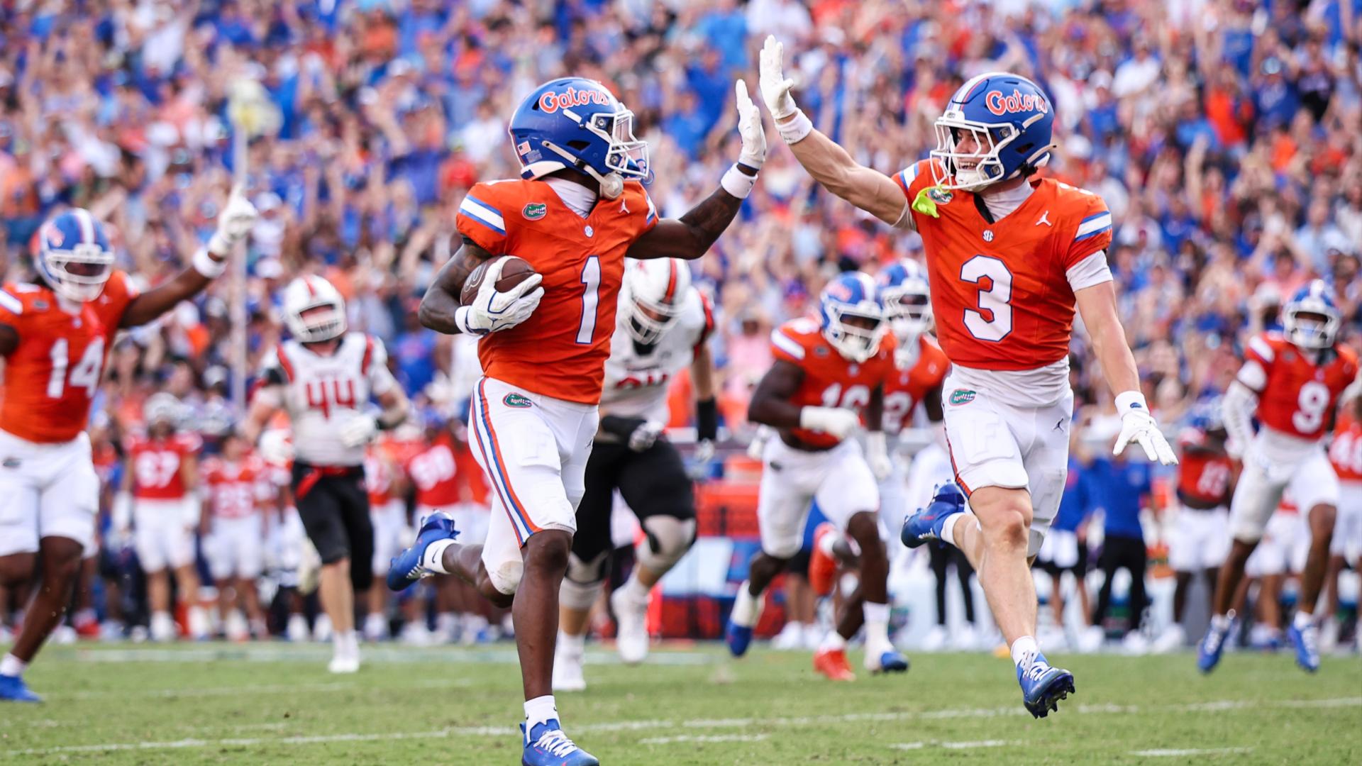 Highlight: Florida's Vernell Brown III says he hit 'flow state' in three-TD game