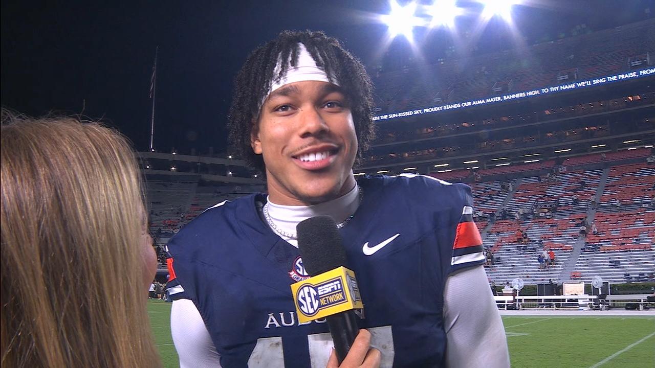 Byrum Brown says he feels 'really back' in Auburn's win vs. Southern Miss