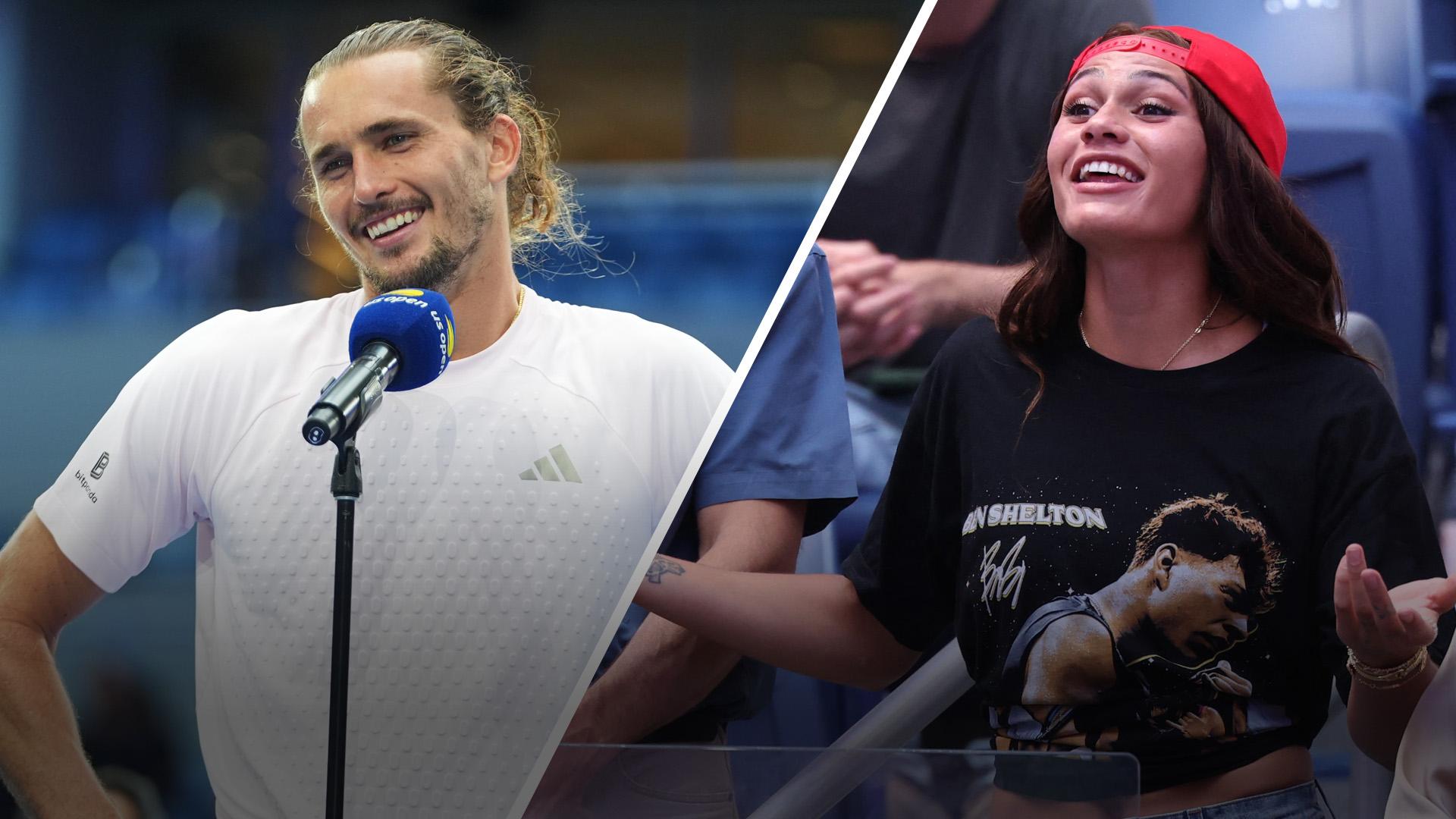 Alexander Zverev pokes fun at Trinity Rodman in US Open victory speech