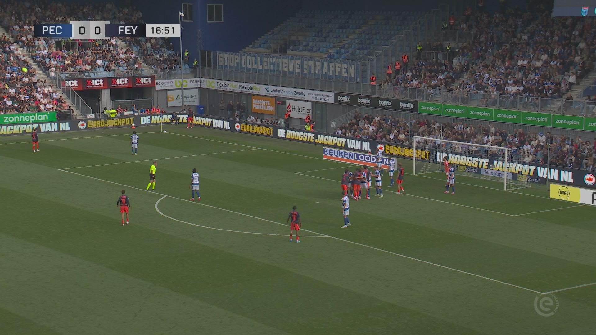 Samenvatting PEC Zwolle - Feyenoord