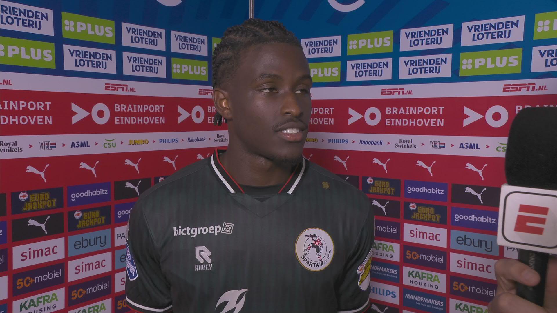 Babadi: "Leuk om hier te spelen als een Spartaan"
